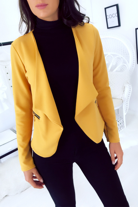 Blazer court élégant