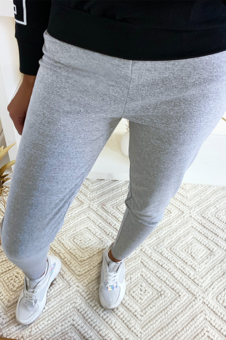 Jogging simple et confortable Gris