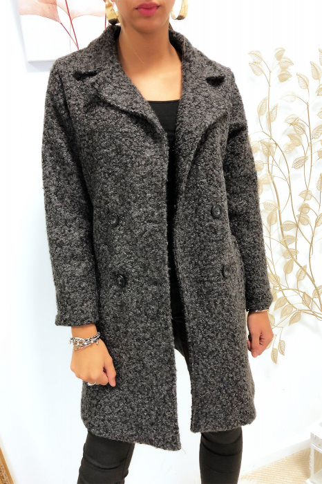 Manteau chaud Anthracite