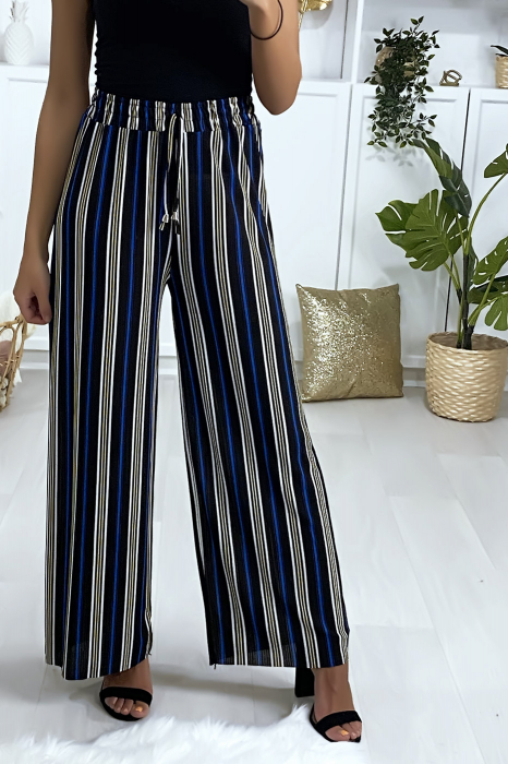 Pantalon ample à rayure tendance Royal