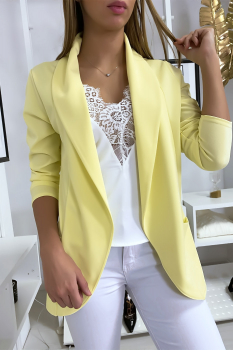 Blazer secretaire Jaune