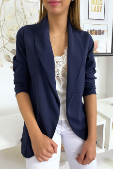 Blazer secretaire Marine