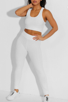 Ensemble push up sportive et chic Blanc