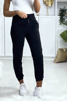 Jogging chic et sportive Noir