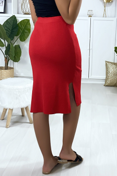 Jupe 3/4 Rouge