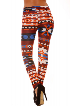 Legging à motif multicolore 