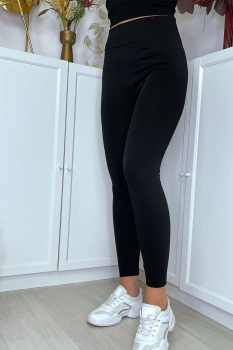 Legging ventre plat noir