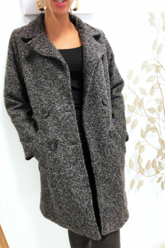 Manteau chaud Anthracite