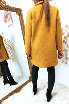 Manteau chaud Moutarde