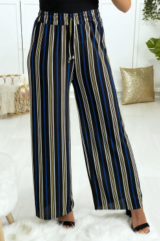 Pantalon ample à rayure tendance Royal