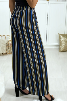 Pantalon ample à rayure tendance Royal