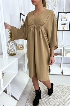 Robe ample chic Camel