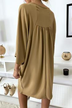 Robe ample chic Camel