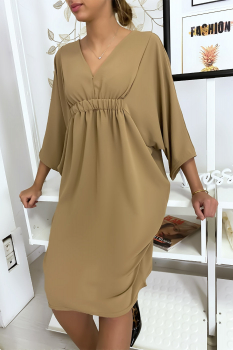 Robe ample chic Camel