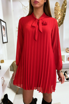 Robe frison Rouge