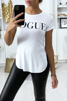 T-shirt VOGUE Blanc