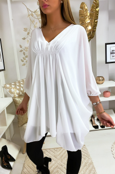 Tunique fluide Blanc
